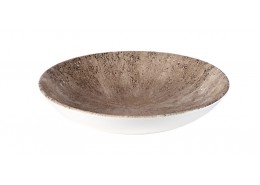 Stone Zircon Brown Coupe Bowl